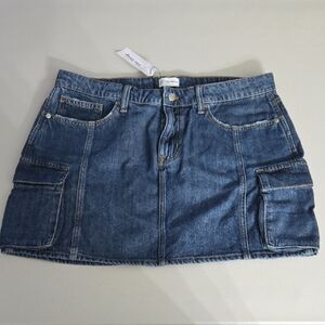 THE DROP Denim Mini Skirt, size XL.  NWT